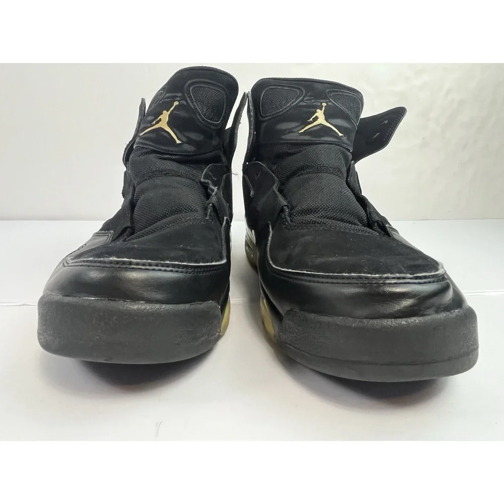 Nike Air Jordan Flight Club '91 Men's Size 10.5 Black Metallic Gold DC7329-007